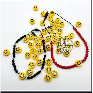 10 gam hạt mặt cười 7MM / 10mm làm vòng nhiều màu