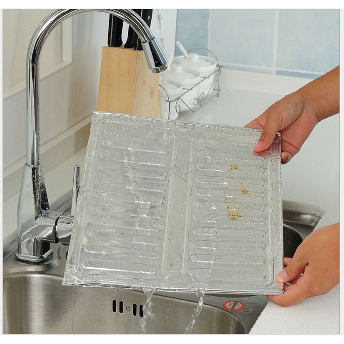 Tấm Nhôm Che Bếp Cản Gió, Tránh Văng dầu Tiện Dụng cho nhà bếp