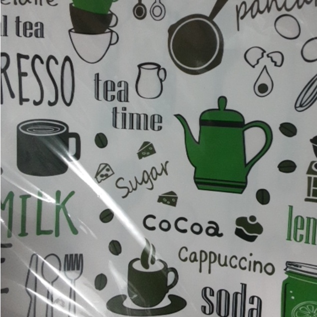 Tấm lót bàn ăn chống thấm cách nhiệt chống trượt nhiều màu ngộ nghĩnh chất liệu nhựa PVC