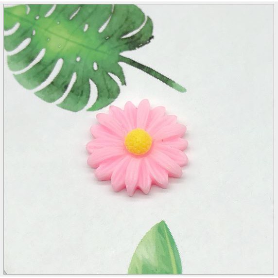 gói 18gam (10cái) miếng dán hoa cúc làm cột tóc size 2cm (p140-15)