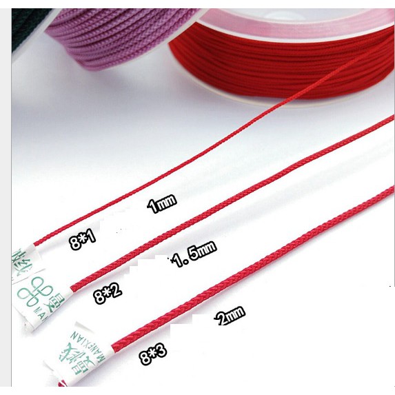 Cuộn Dây dù xoắn loại xịn size 1-1.5-1.7-2-3mm