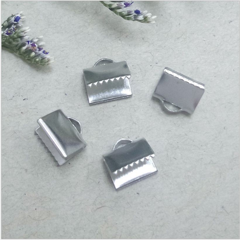 50 kẹp đầu dây răng trơn inox không rỉ đủ size 8-10-13-15-20mm