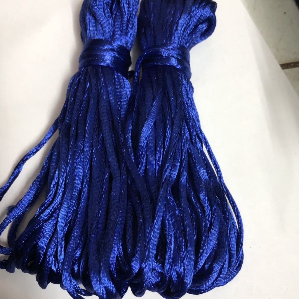 Bó 10 met dây tim Viet Nam size 2.5mm đủ màu dây đan vòng tay, dây thắt vòng,vòng cổ