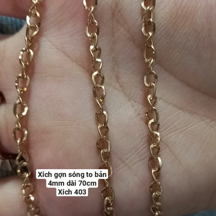 dây xích các loại 4mm, 0,6x2mm, 3,5mm, 3mm, 2mm- xích401, xích402,xích403,xích404,xích405,xích406,xích407,xích408,xích09