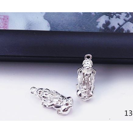 mặt bạc 925 nhỏ nhiều kiểu làm vòng