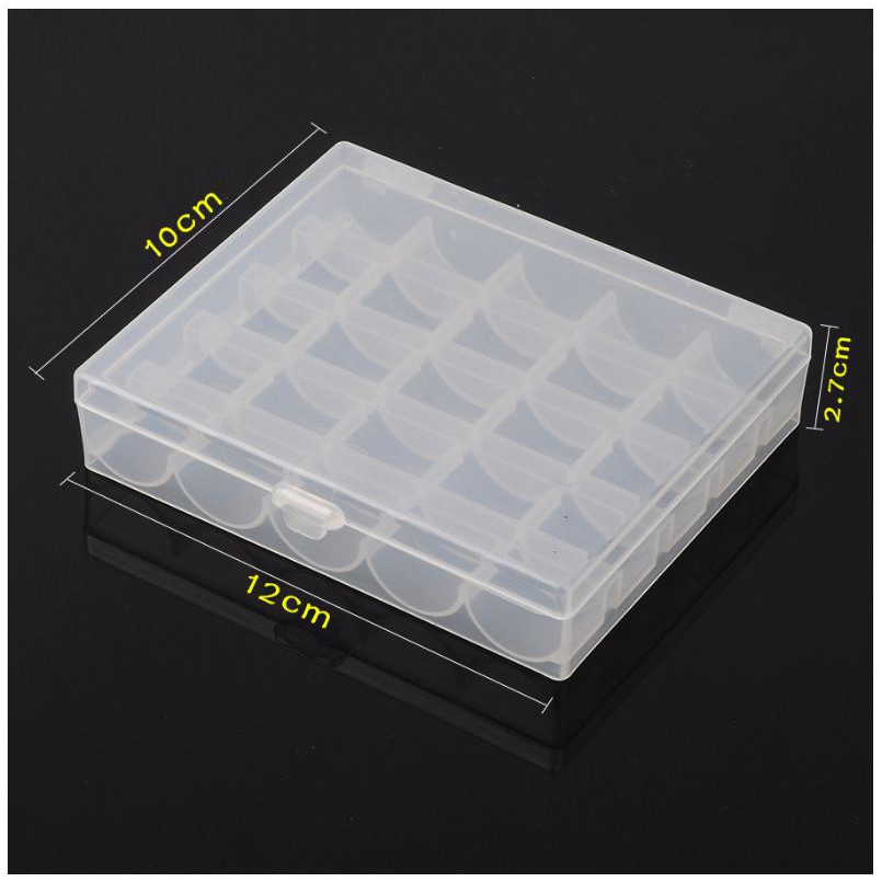 hộp nhựa đựng 25 ngăn đựng đồ tiên dụng dài 12x10 x2.6cm