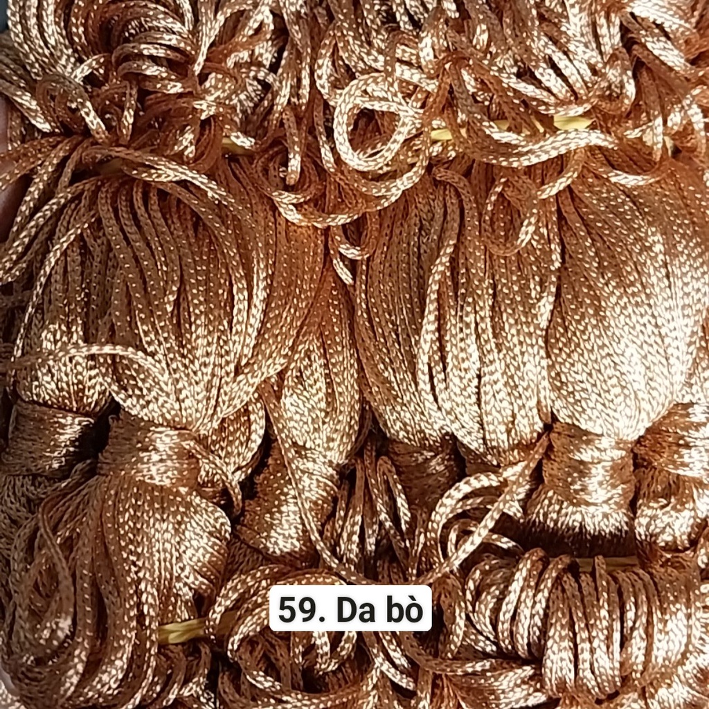 Bó 10m dây dù 1mm màu 51 đén 65