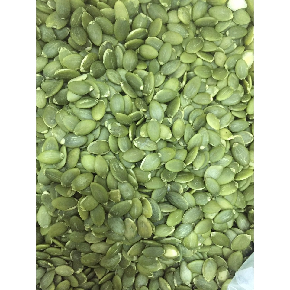 100-500g Nhân hạt bí xanh ấn độ rang chín ăn liền, làm bánh, làm sữa hạt dinh dưỡng
