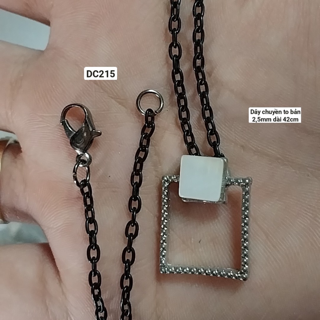 Dây chuyền thời trang xích màu bạc :DC201->DC214