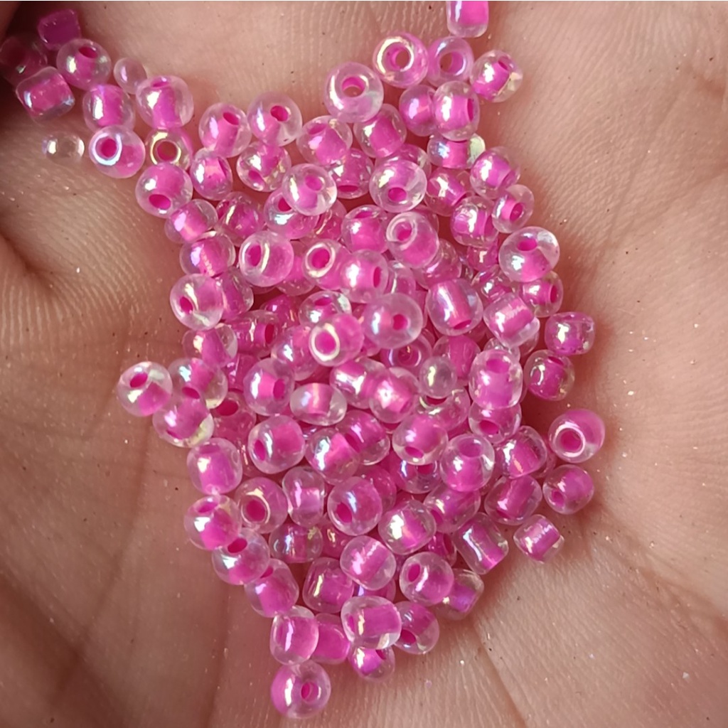 gói 450gam hạt cườm trung 3mm nhiều màu