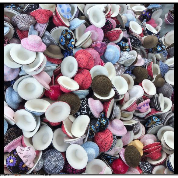 (p143-24) 5-20 cái mũ nhỏ làm trang trí thủ công đường kính 5,4cm