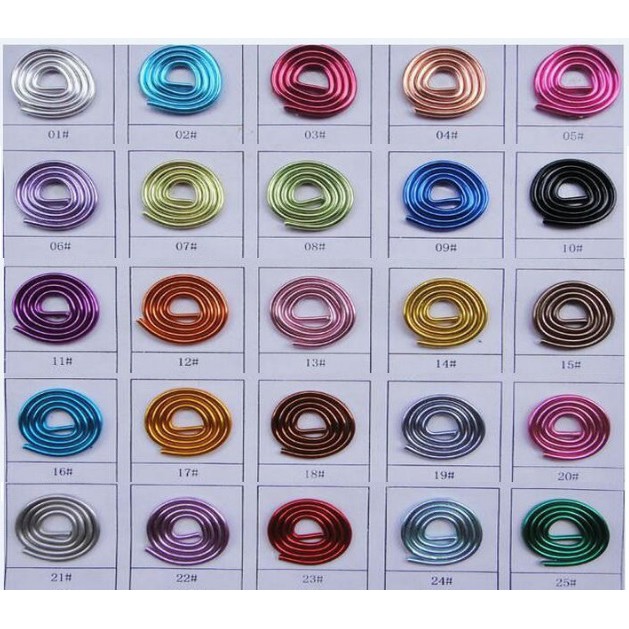 0.5kg dây nhôm mạ màu size 1.5 / 2mm uốn bon sai, handmade 20 màu để chọn