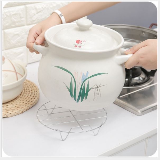 giá hấp cách thủy, Vỉ hấp xôi Xửng hấp cách thuỷ inox 304, loại có chân dầy đẹp đủ cỡ