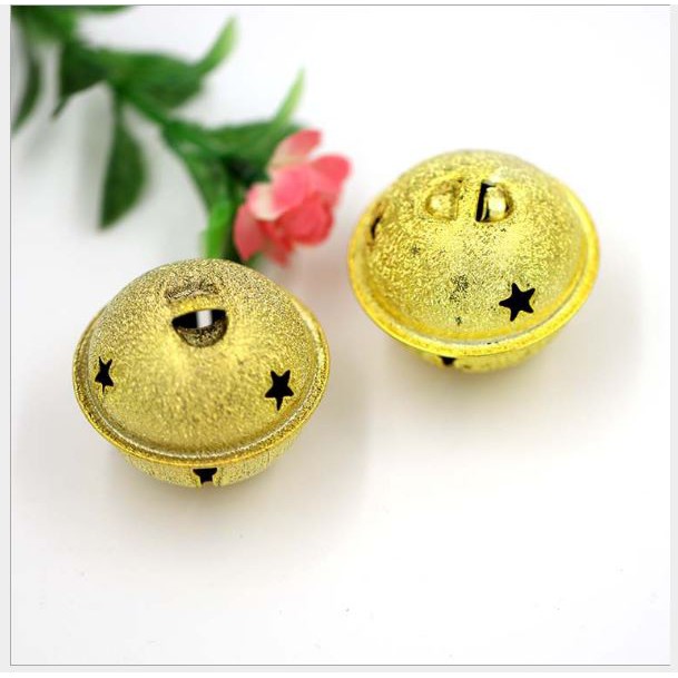 chuông lục lạc to 40mm màu đỏ bóng