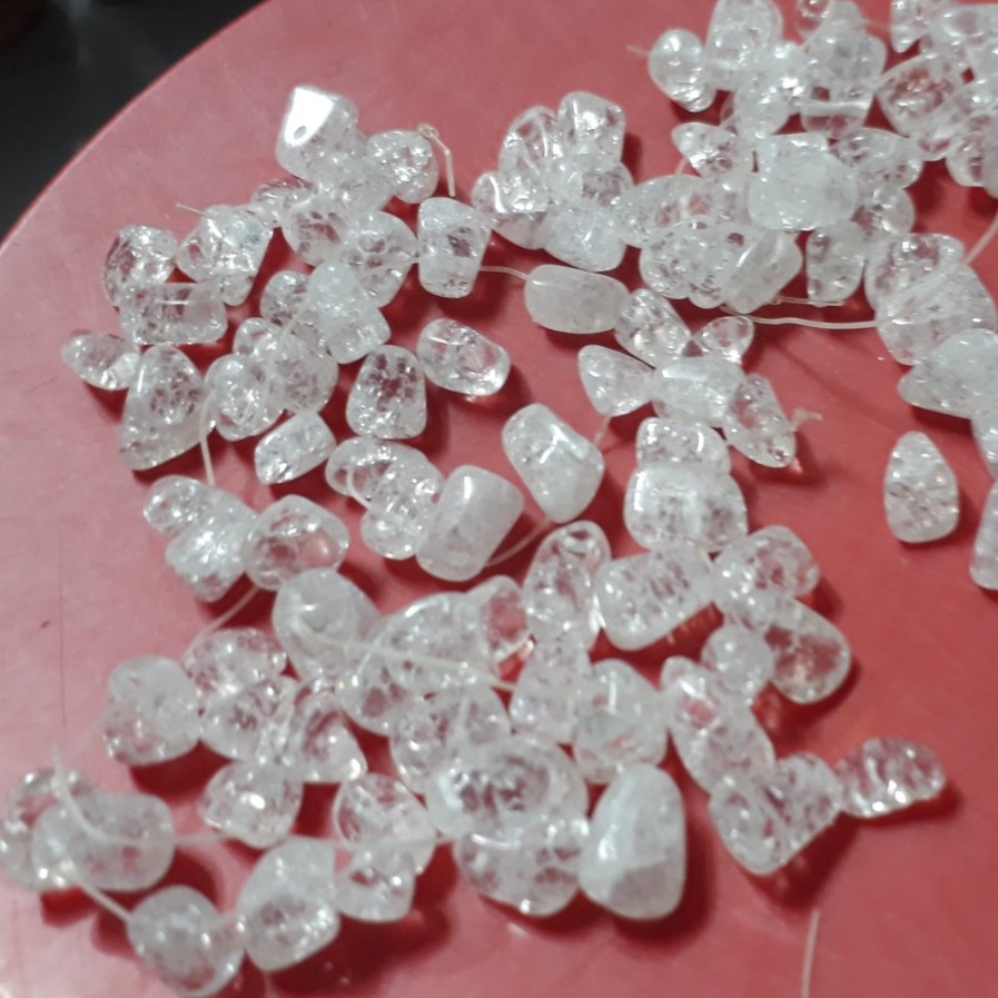 25_100gam đá vụn, đá tuyết có lỗ xỏ