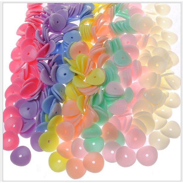 #P117-53 gói 10-50gam hạt nhựa dạng vành tròn 15mm (miếng cách)