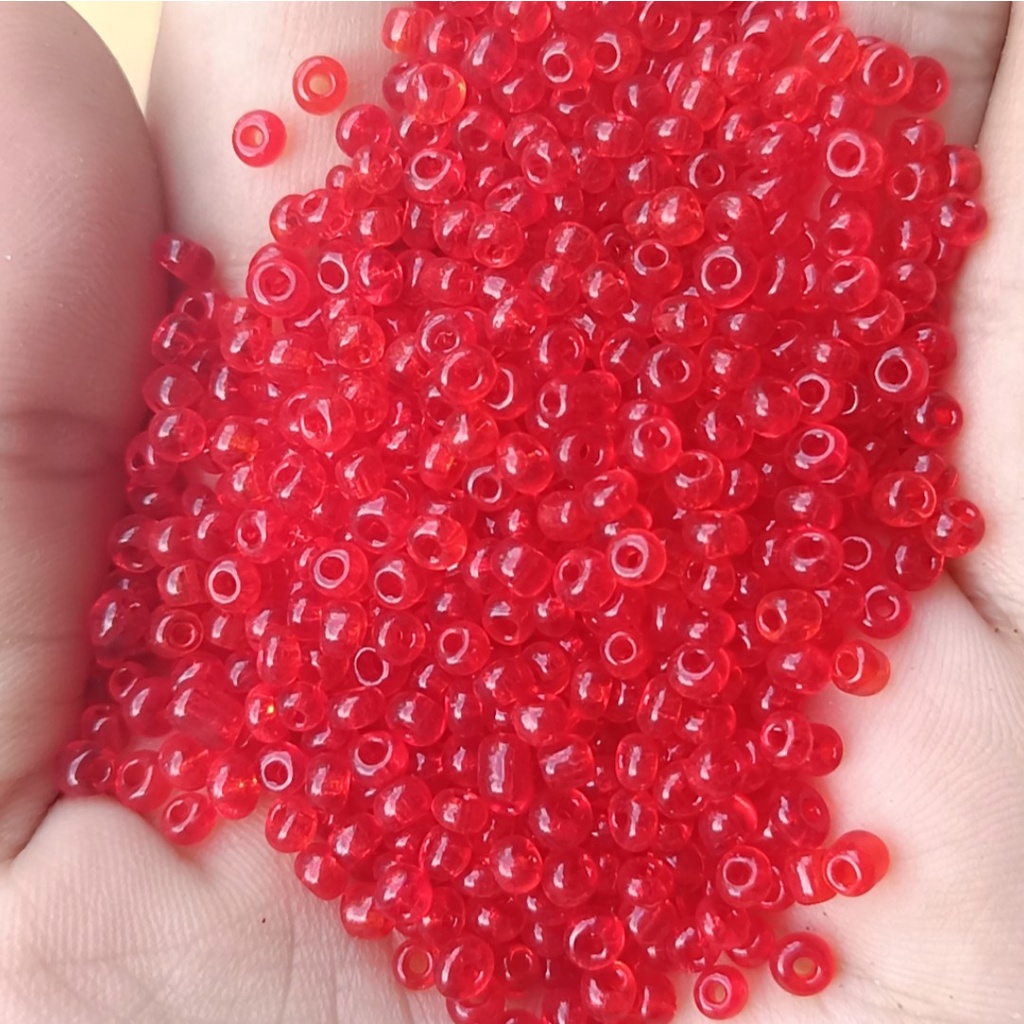 gói 450gam hạt cườm trung 3mm nhiều màu