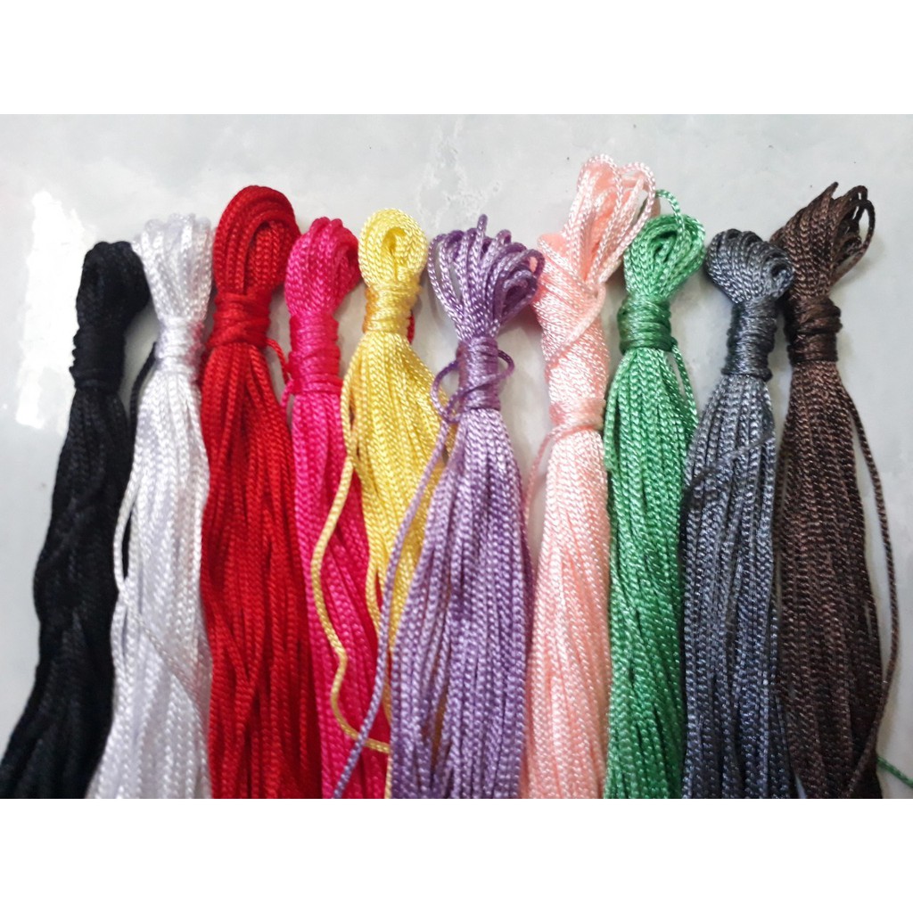 100-400 met dây dù mềm 1mm Việt Nam nhiều màu ngẫu nhiên