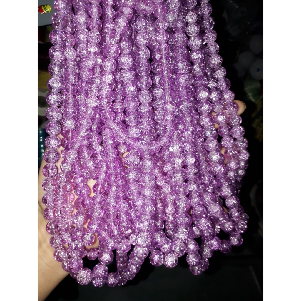 Đá tuyết 10ly 1 dây 40-42 viên (nhiều màu để chọn)