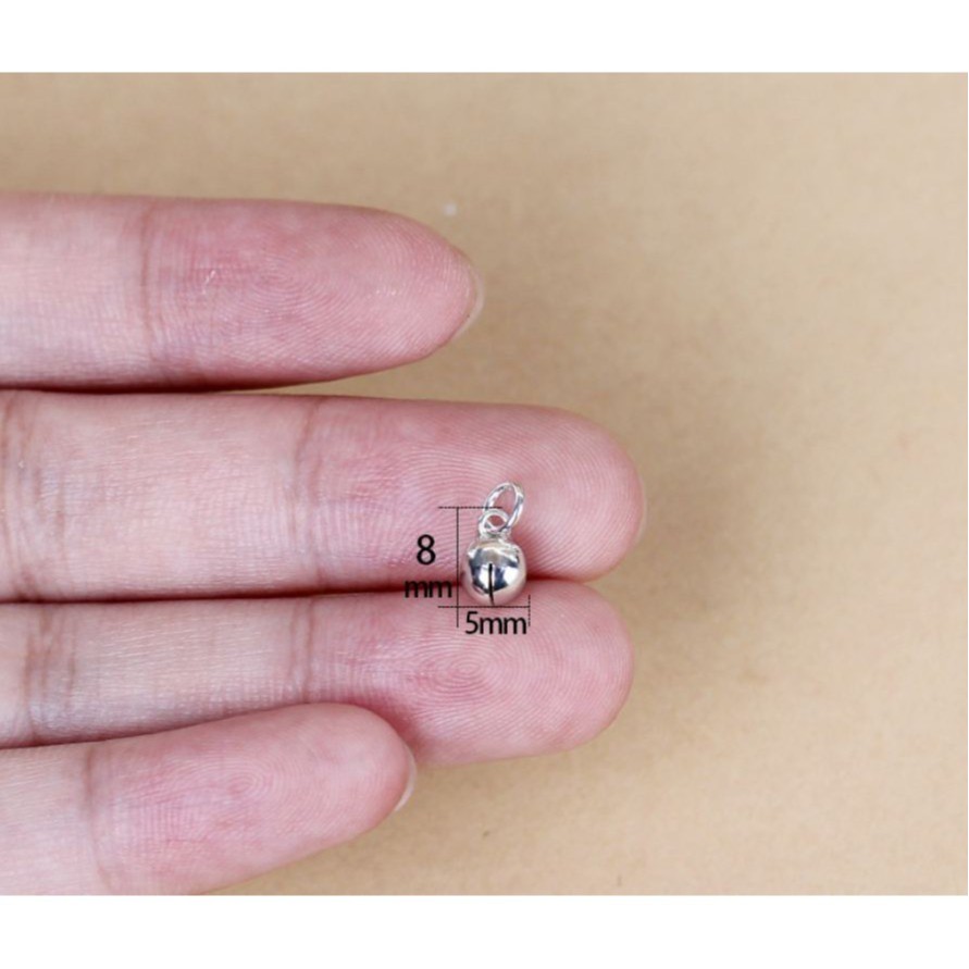 chuông bạc 925 size 5x8mm