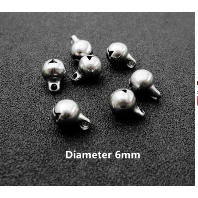 5-10 charm chuông inox không rỉ mix vòng