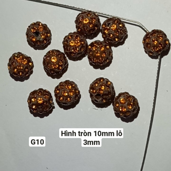 Đá gốm đính pha lê