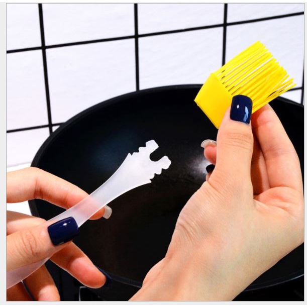 cọ quét dầu ăn silicon chịu nhiệt dùng cho khuôn làm bánh, khuôn nướng bánh nồi chiên không dầu,Chổi quét dầu ăn p191-3