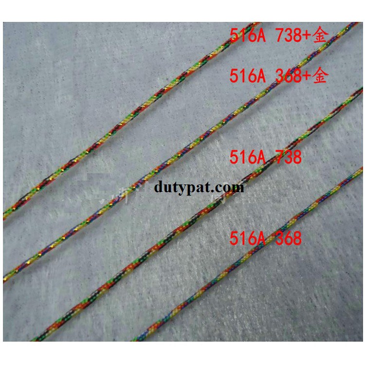 cuộn 50-130m Dây chỉ ngũ sắc may mắn size 1-1.5-2ly- mã 517+368