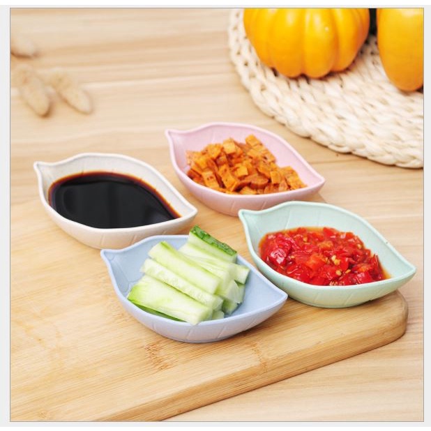 Đĩa (dĩa) nhựa đựng nước chấm các hình dễ thương sáng tạo p191-17