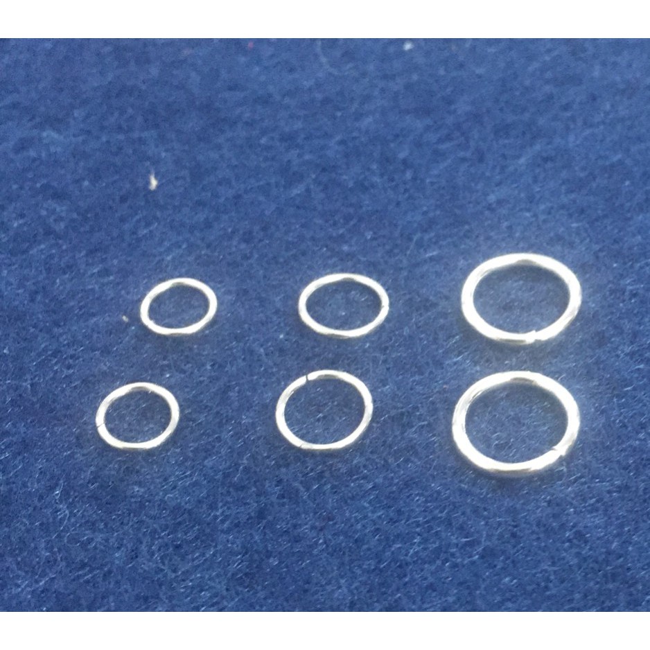 gói 100 khoen inox nối vòng size 5-6-8mm