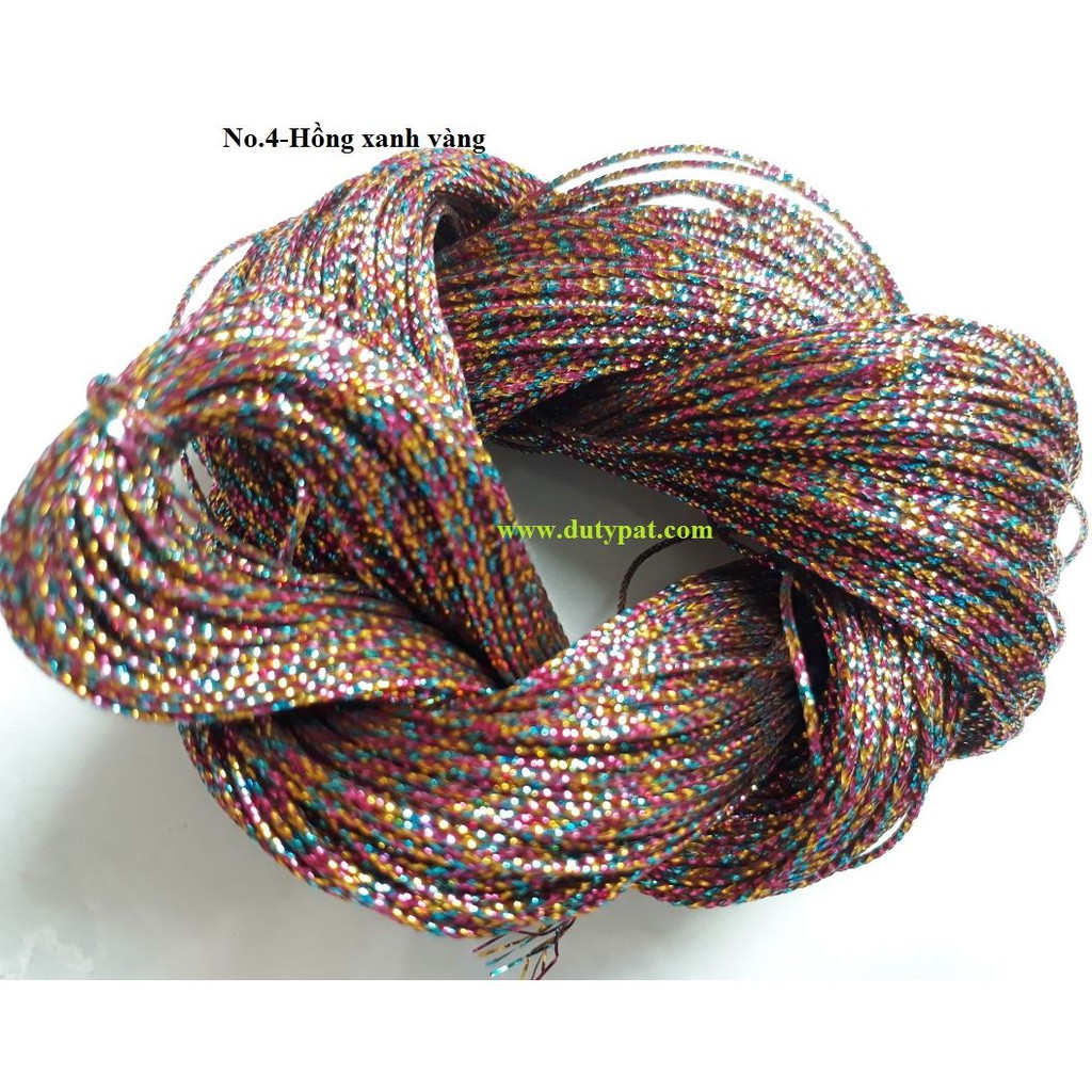 Dây Kim Tuyến Sợi Nhỏ 0.8-1mm (bó 90met) trang trí