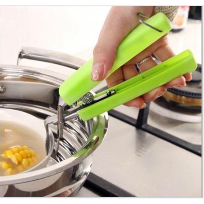 Kẹp gắp bát, đĩa, xoong, nồi, vỉ hấp chống nóng inox p191-4