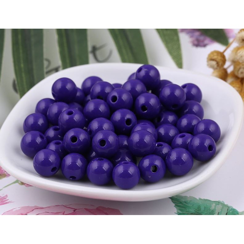 25gam hạt nhựa tròn đủ màu size 6- 8-10-12-14-16-18-20mm
