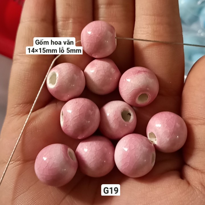 Đá gốm đính pha lê