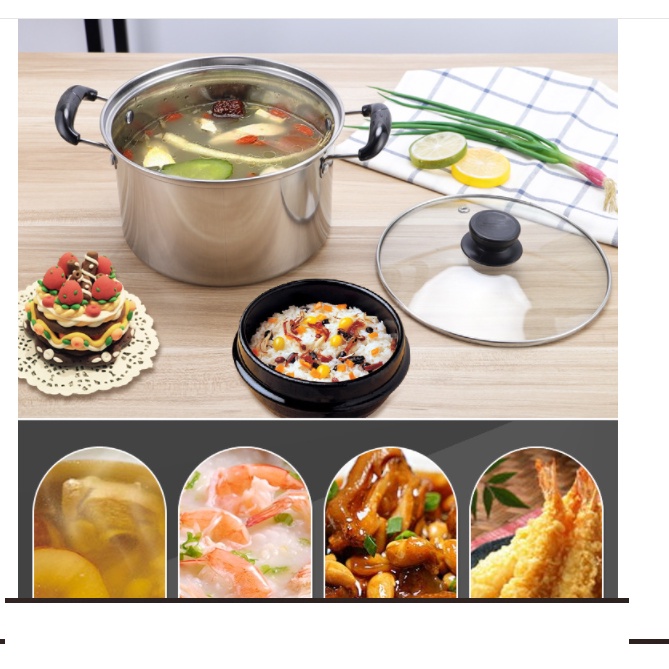 NỒI inox 2 LÍT ĐÁY TỪ 20CM GIÁ RẺ