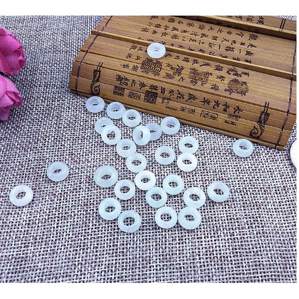 2-5 viên charm xỏ đá 9-10mm, lỗ 5mm tự nhiên (p131-22) -MH 2635