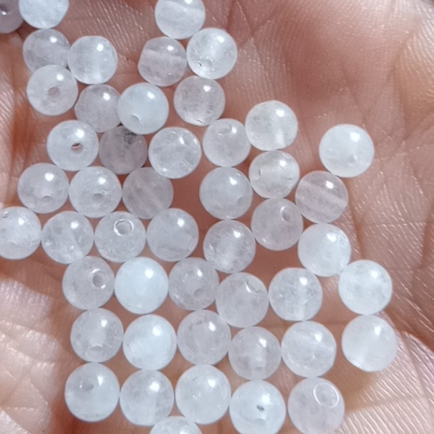 10-20 viên đá thiên nhiên 4-5mm nhiều màu làm vòng