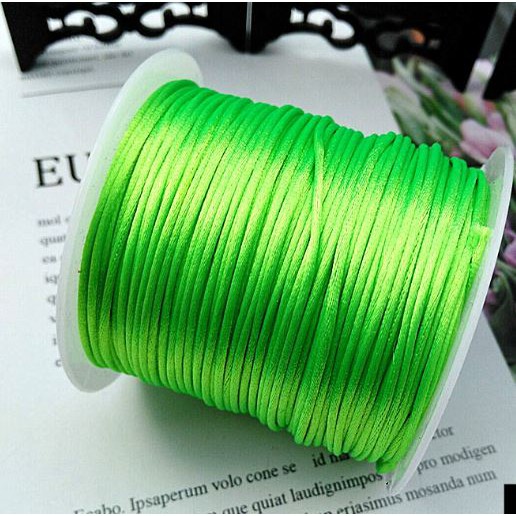 Cuộn 30-100m dây tim 2.5m Đài Loan hàng nhập khẩu loại đẹp nhiều màu để chọn, dây đan vòng tay, dây thắt vòng,vòng cổ