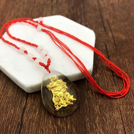 mặt dây chuyền thủy tinh thần Quan công