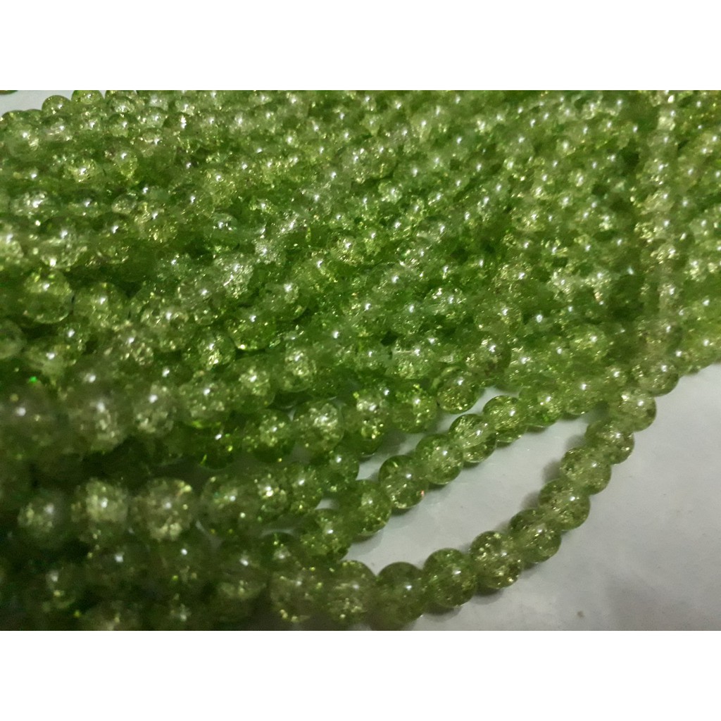 Đá tuyết 10ly 1 dây 40-42 viên (nhiều màu để chọn)