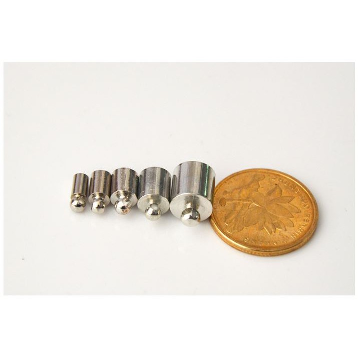 10 chốt trụ nối đầu dây, chụp đầu dây làm vòng nhiều size 2-13mm