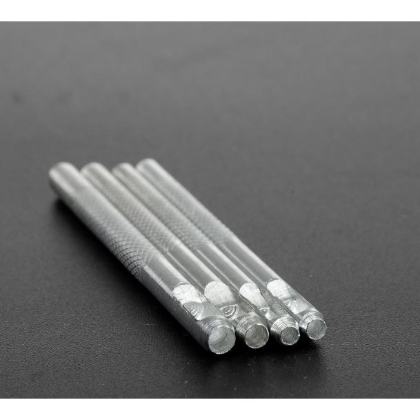 Dụng cụ đục lỗ tròn thủ công đường kính lỗ 2.5/3/3.5/4mm  cho da, vải, giấy, silicon, carton