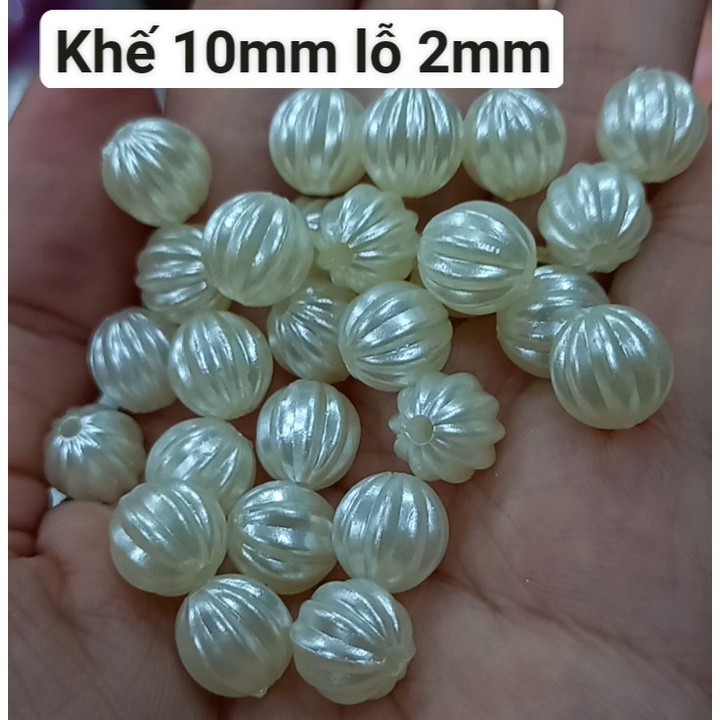 10-50g Hạt kiểu quả khế, quả trám màu giả ngọc . trai