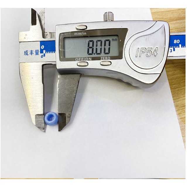 #P117-63 gói 10-50gam hạt nhựa tròn trụ lỗ lớn xỏ vòng 6x8 &6x9mm
