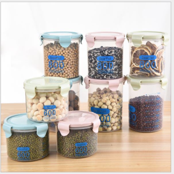 600ml, 800ml,1000ml ,1500ml Hộp, Hũ Nhựa, Hủ nhựa , lọ nhựa đựng gia vị, thực phẩm có in dung tích trên hộp hộp