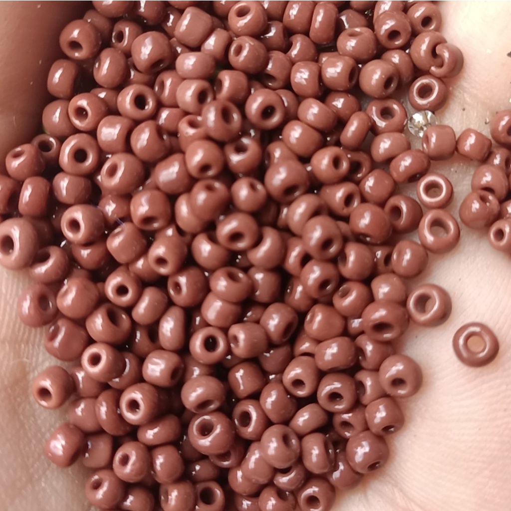 10gam Hạt cườm size trung 3mm đủ màu để chọ dùng trang trí trang sức, quần áo, túi xách, dây đeo khẩu trang