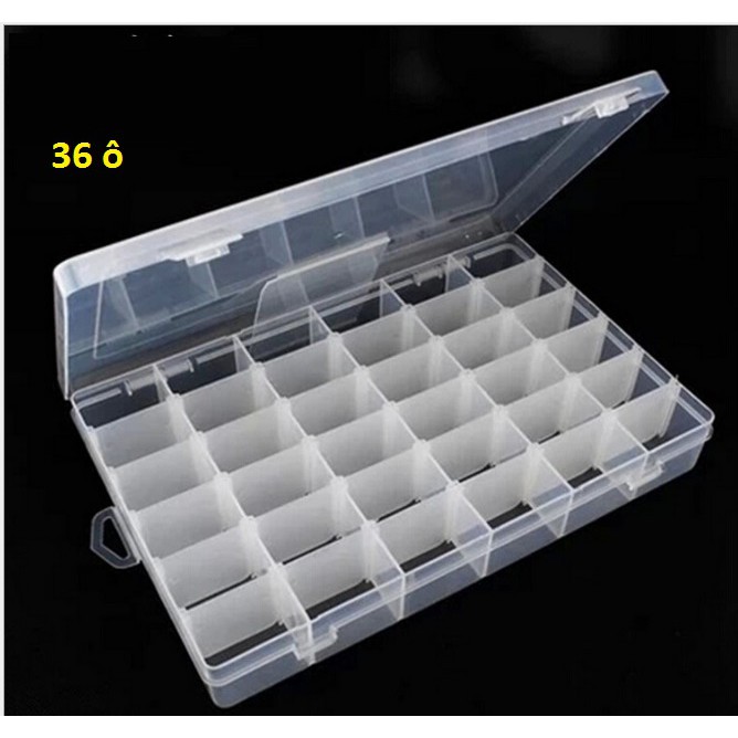 Hộp nhựa nhiều ngăn tháo lắp các ngăn, hộp chia thuốc
