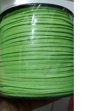 1 cuộn dây da lộn 2mm , dây da nhung, dây nhung làm vòng, dây đan vòng tay, vòng cổ