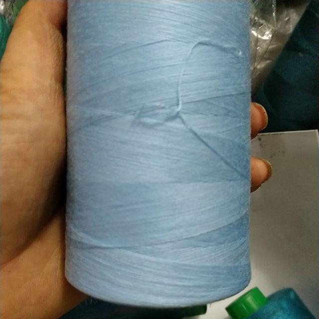 Cuộn chỉ 5000met tone xanh