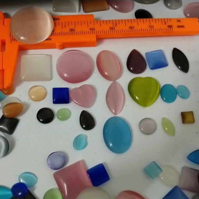 10gam Mặt đá dán mắt mèo hỗn hợp